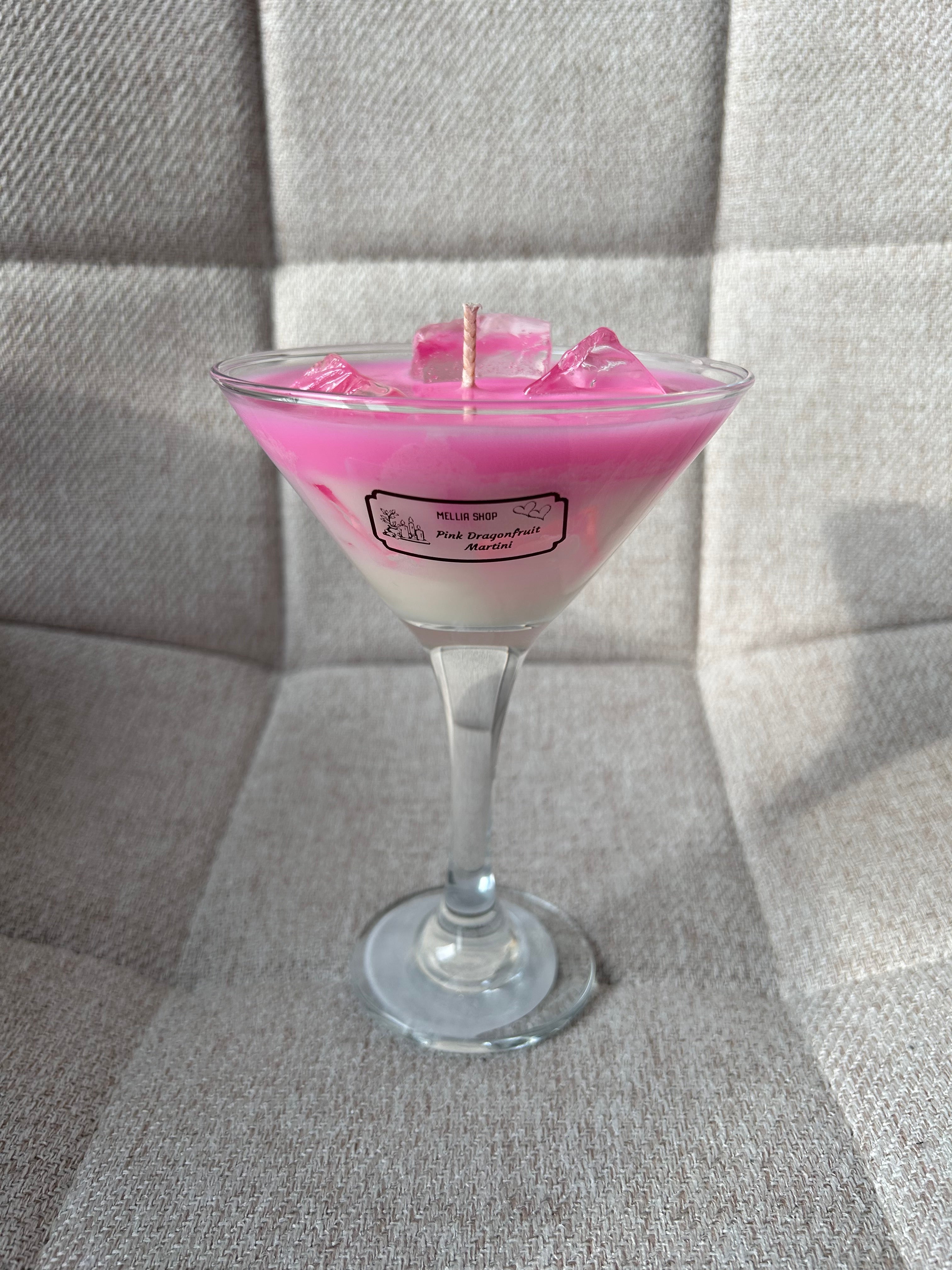 Behälterkerze Pink Dragonfruit Martini
